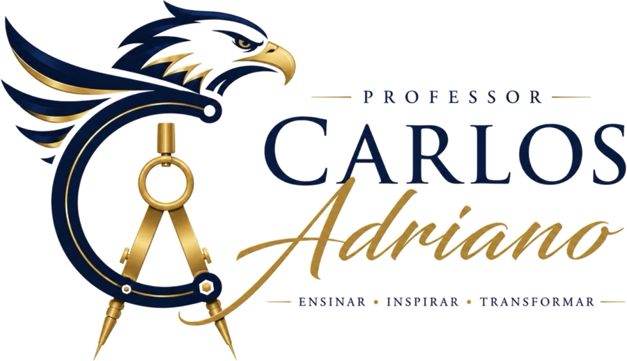 Logo Professor Carlos Adriano: ensinar, inspirar, transformar
