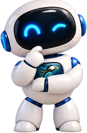 Mascote pensando